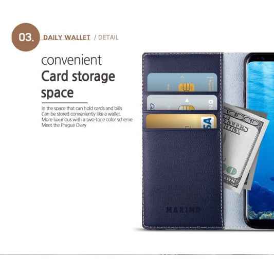 Samsung Galaxy S10 Plus Maximo Vintage Edition Daily Wallet Case - Brown