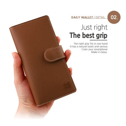 Samsung Galaxy S10 Plus Maximo Vintage Edition Daily Wallet Case - Brown