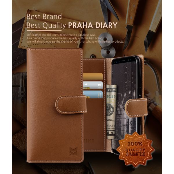 Samsung Galaxy S10 Plus Maximo Vintage Edition Daily Wallet Case - Brown