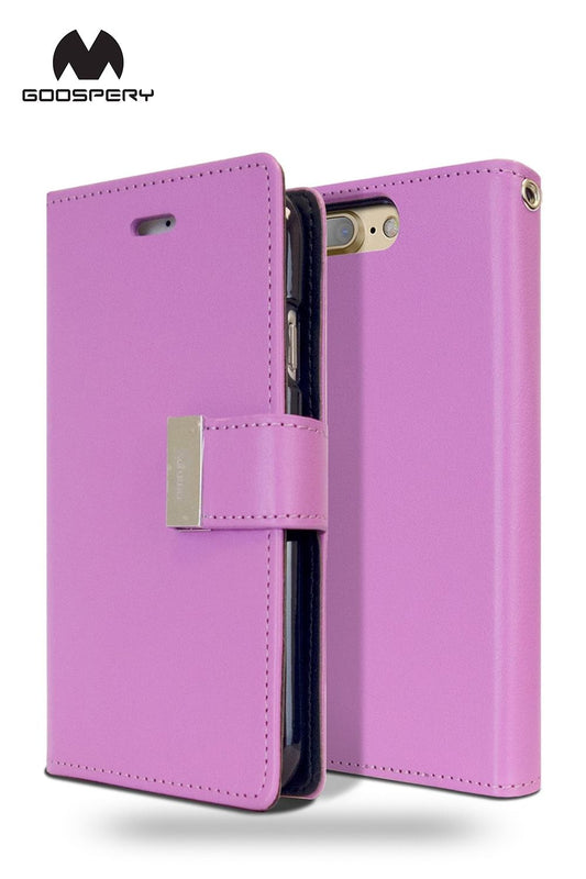 iPhone 16 Goospery Mercury Rich Diary - Purple