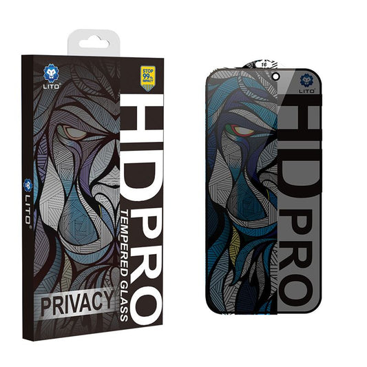 *Priority reserve-Ships early Sep*iPhone 17 Air LITO LT-D16 HD PRO Privacy Full Glass Full Glue-ESD Glue - Black