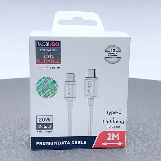 iPhone Charging Cable Mobigo 1m 20W PD To iPhone Fast charge Cable for iPhone