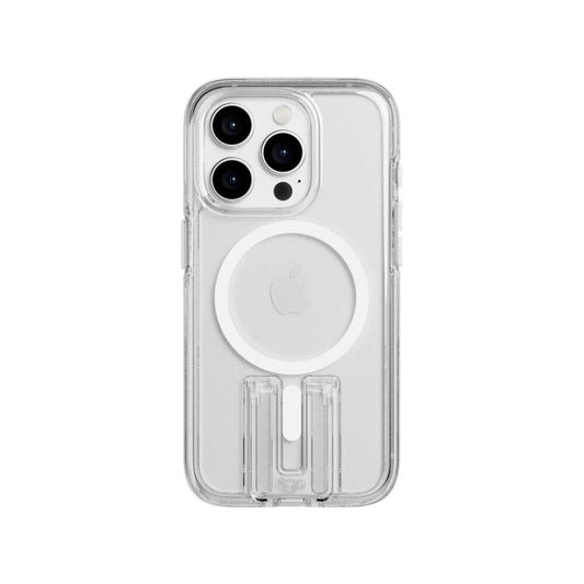 Genuine Tech 21 Evo Crystal Kick Stand Magnetic Ring Case For iPhone 15 - Clear