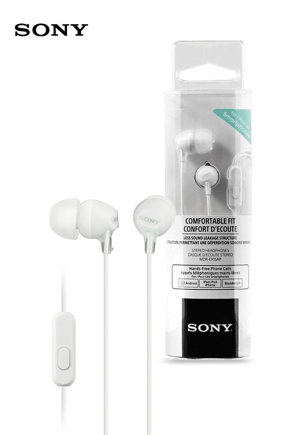 Genuine Sony MDREX15AP In-Ear Lightweight Headphones Control and Microphone *AU*