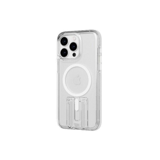 Genuine Tech 21 Evo Crystal Kick Stand Case Magnetic Ring for iPhone 15 Pro Max
