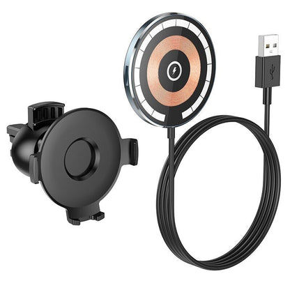 HOCO CW42 15W Multipurpose Magnetic Wireless Fast Charging Air Vent Car Charging Mount Phone Holder