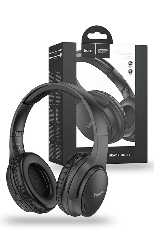 Hoco W40 Bluetooth Wireless Headphones Over-Ear - Black or Gray AU STOCK