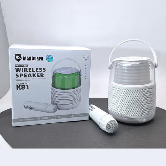 Maxguard K81 Portable Premium Wireless Multifuntional Speaker Karaoke BT 5.0