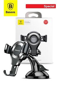 Universal Phone Holder/stand Car Mount Clamp Extendable Adjustable Rigid - Black