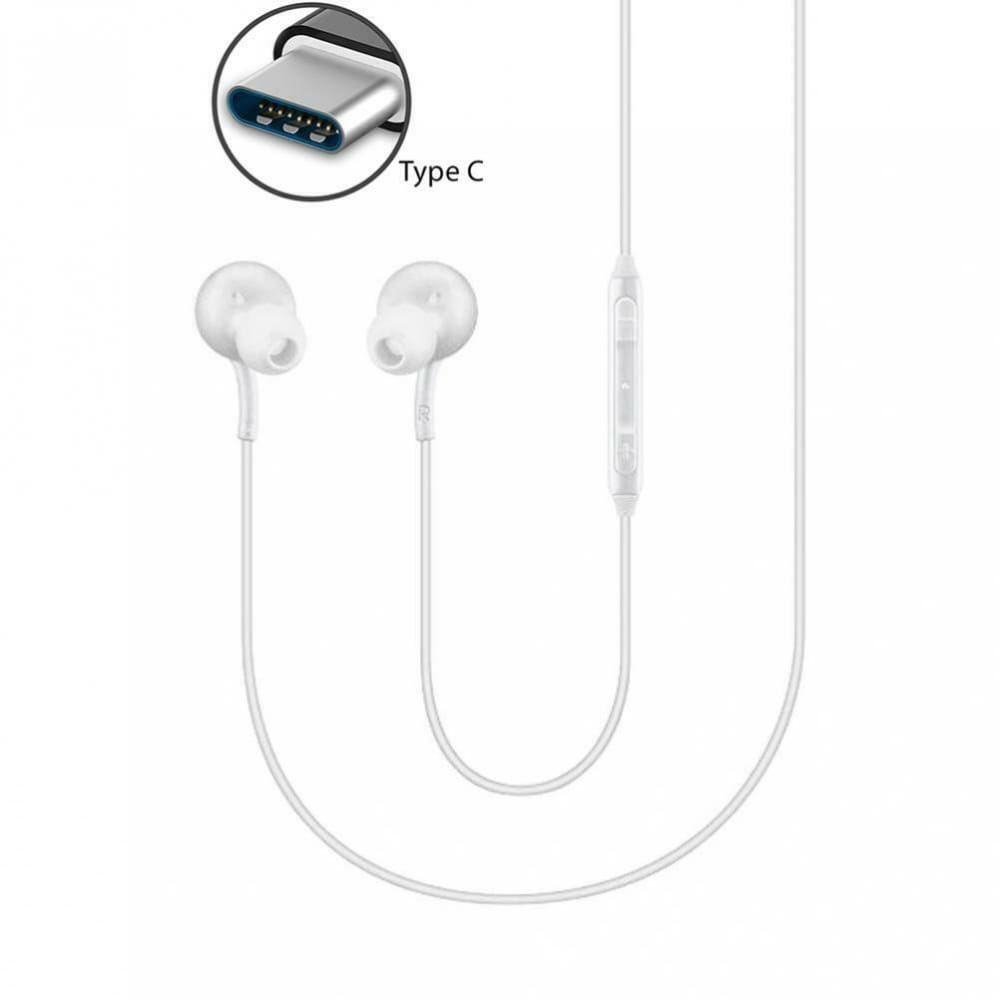 SAMSUNG AKG Type-C USB C Earphones Note 20 S24 Ultra S23 FE S22 Plus - White