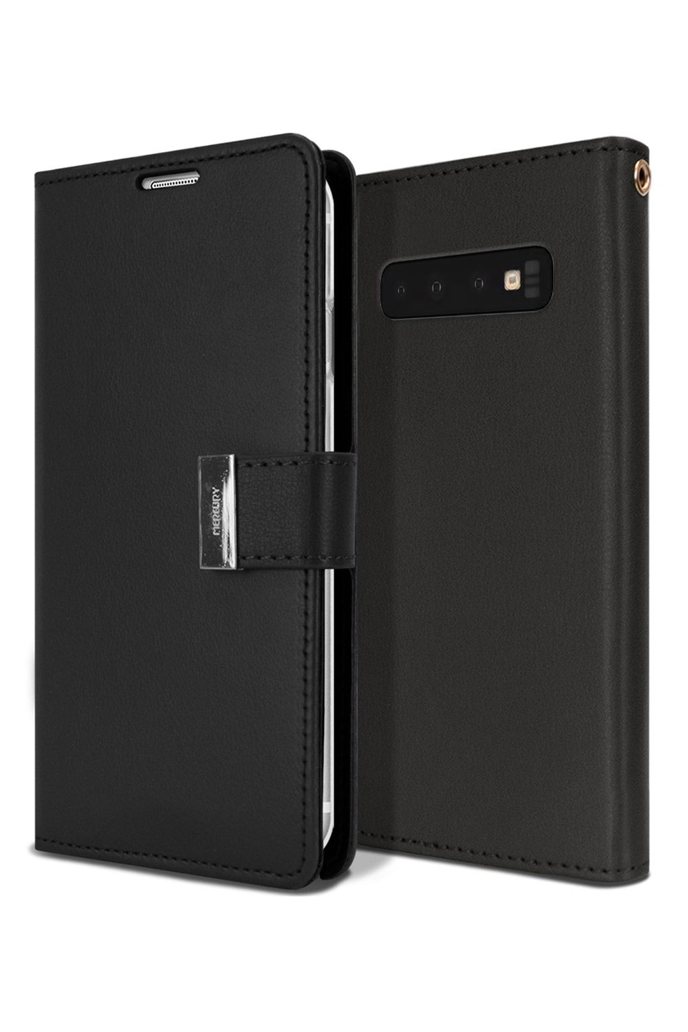 Samsung Galaxy S22 Ultra Goospery Mercury Rich Diary - Black