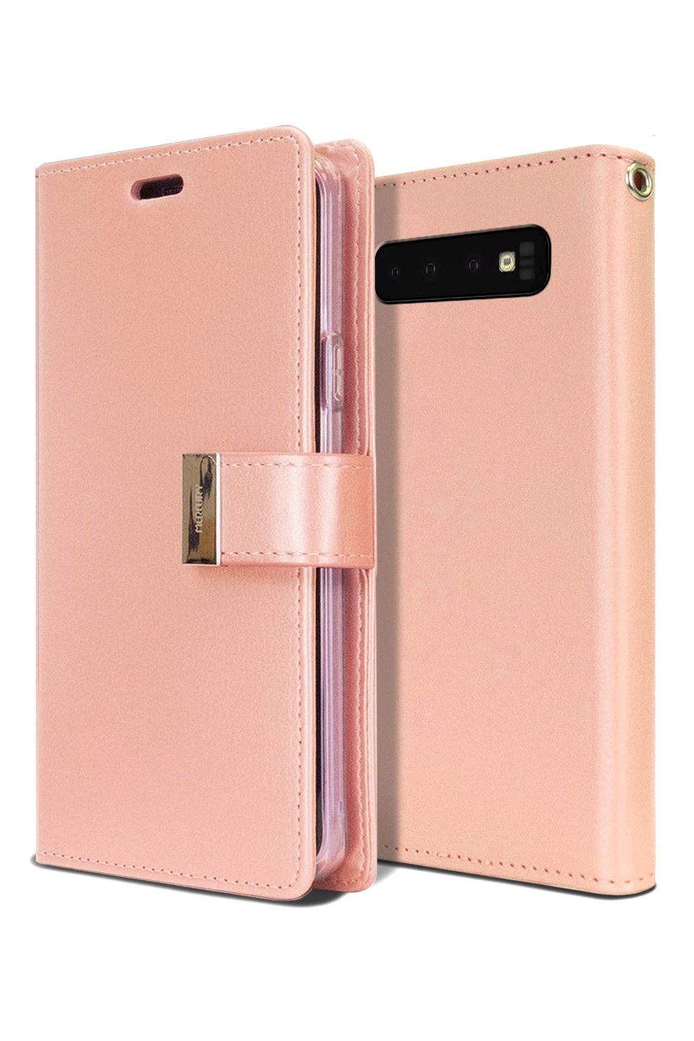 Samsung Galaxy S22 Plus Goospery Mercury Rich Diary - Rose Gold