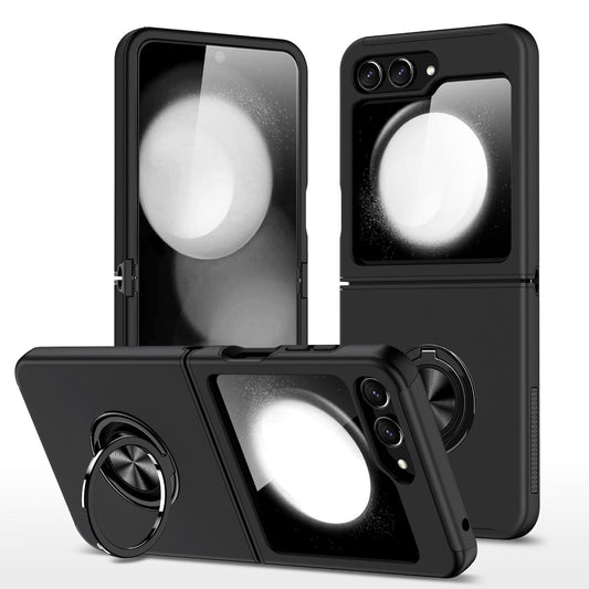 Samsung Galaxy Z Flip 6 / 7 FE BLACKTECH Slim Style Magnetic Ring Stand - Black