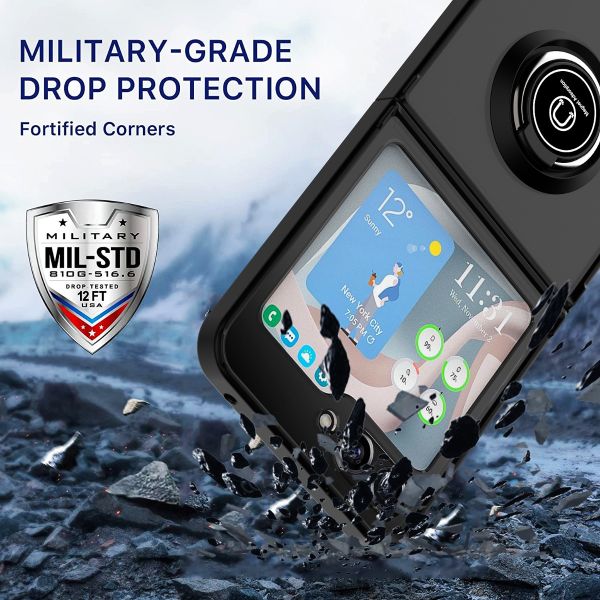 Samsung Galaxy Z Flip 6 / 7 FE BLACKTECH Urban Shield - Black