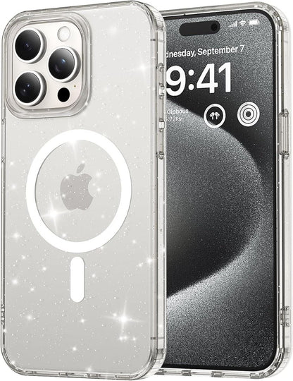 *Priority reserve-Ships early Sep*iPhone 17 Air BLACKTECH Stay Glitter (Magnetic Compatible) - Clear