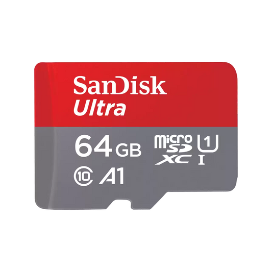 SanDisk Ultra microSDXC 64GB UHS-1 140MB/s with Adaptor